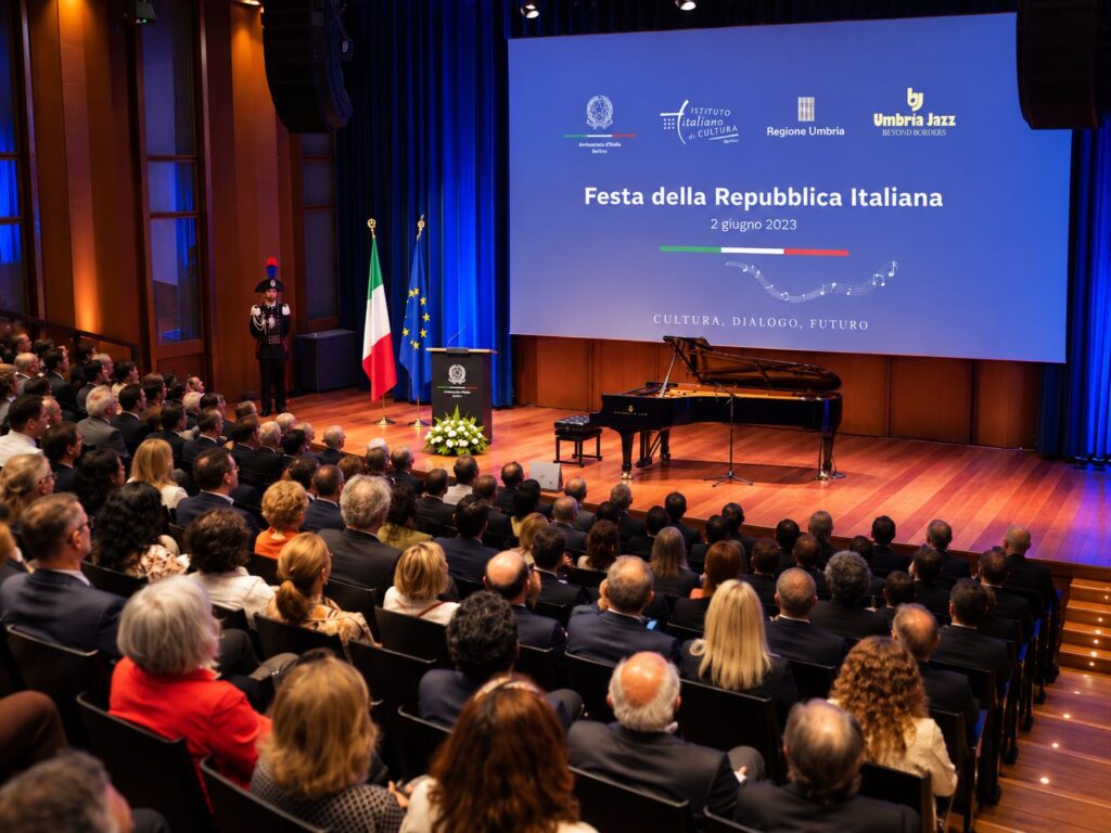 Festa della Repubblica 2023, la sala dell’Ambasciata d’Italia a Oslo