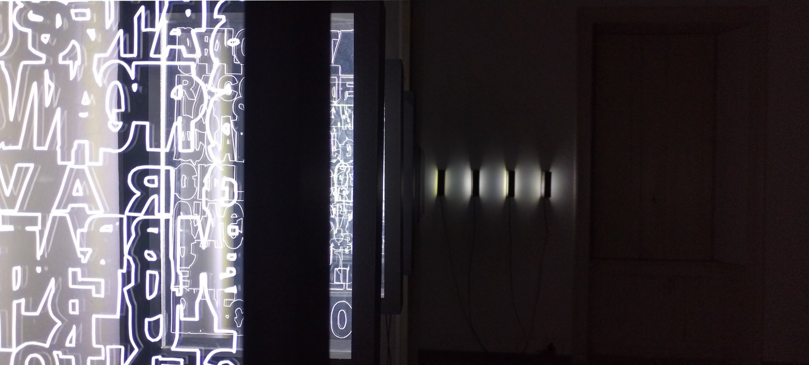 Meri Tancredi, Parabolḗ, veduta della mostra, Osservatorio, Perugia